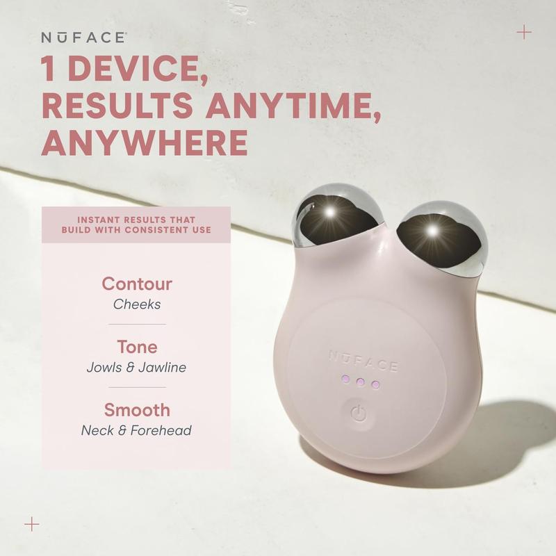 Dispositivo facial NuFace MINI+ Microcurrent com gel e creme de